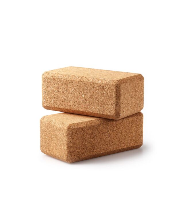 Cork yoga blocks